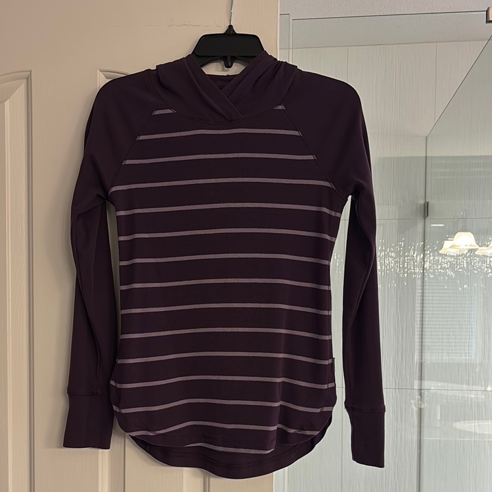 Eddie Bauer Purple Long Sleeve Hoodie